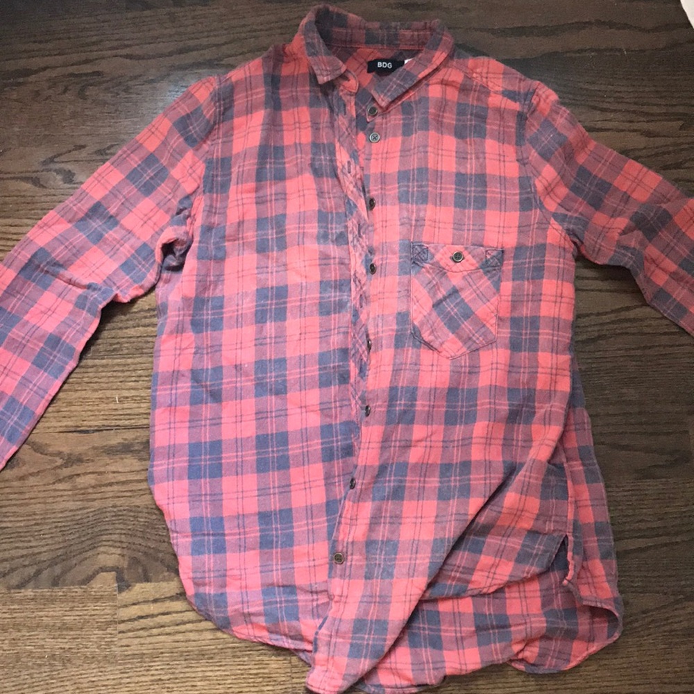 Long-sleeve Urban Outfitters flannel